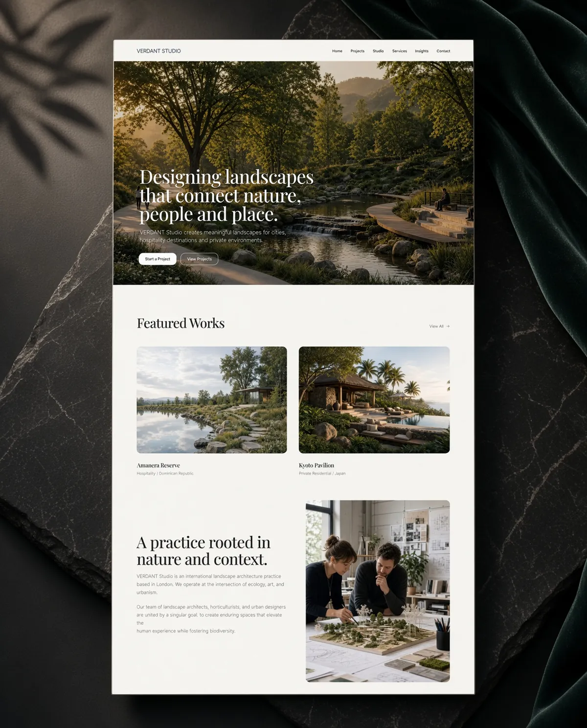 Atlas website template cover